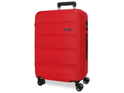 Maleta de Viaje Grande ROLL ROAD Flex Rojo (75x51x28cm - 91L)