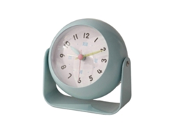Reloj despertador analógico silencioso GOKOCO para niños, diseño metálico.