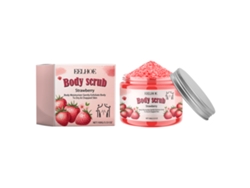 Gel exfoliante corporal de fresa Eelhoe para hidratación de labios, rostro y cuerpo.