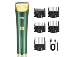 Conjunto De Máquina De Cortar Cabelo (recarregável Via Usb) Com Carregamento Usb.