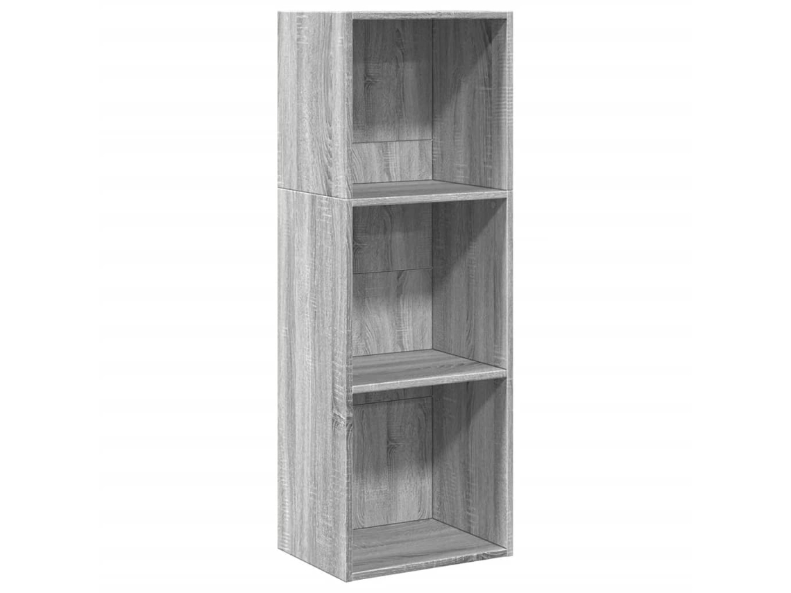 Maison Exclusive - Estantería De Madera De Ingeniería Gris Sonoma 40x30x114 Cm