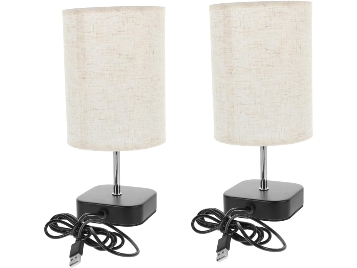 Lámpara De Noche Led Usb Suave De 2 Piezas Para Dormitorio