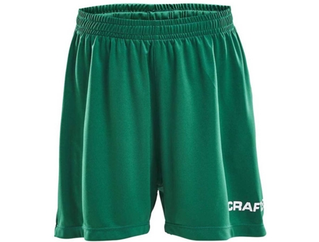 Pantalones para Hombre CRAFT Squad Solid Verde para Fútbol (122 - 128 cm)