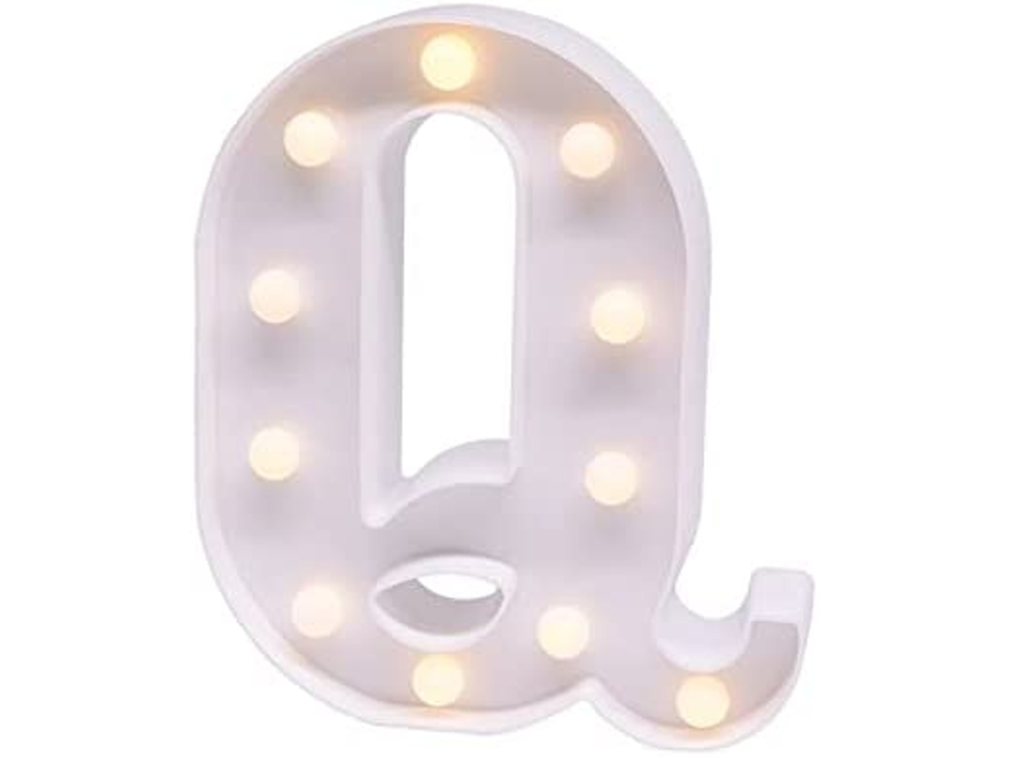 Letras Com Luzes Led Para Decoração De Interiores Q