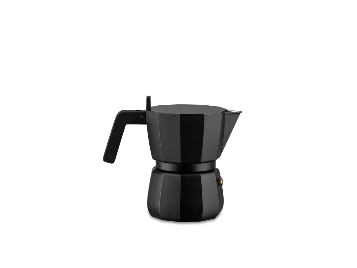 Cafetera Espresso 3 Tazze Alessi Mocha Nero