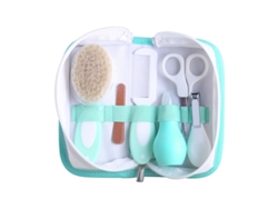 Set de baño y cuidado diario para bebés Yuysan (6 piezas) - Verde claro