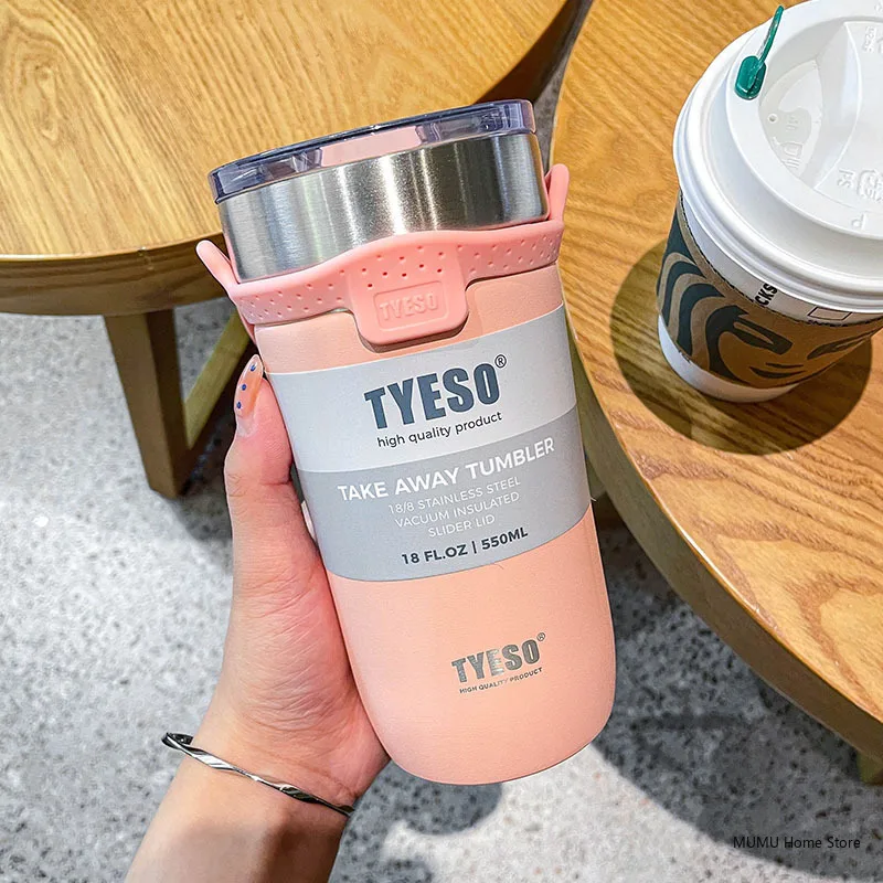 Caneca De Aço Inoxidável Rosa De 710 Ml Para Café/garrafa De Água Para Carro Com Canudo E Isolamento A Vácuo.