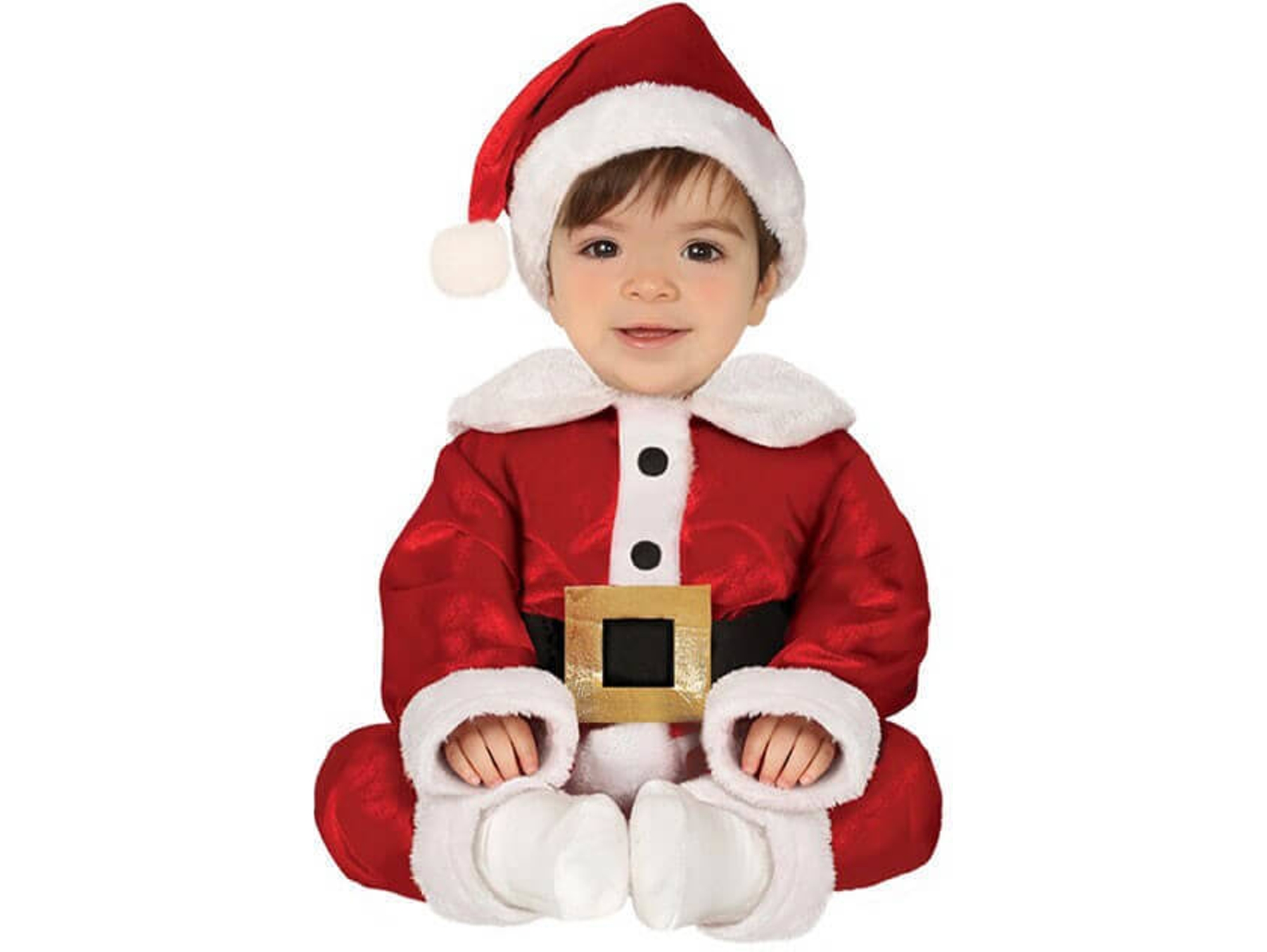 Disfraz de Bebé DISFRAZZES Papá Noel Con Cinturón (Talla: 12 a 24 meses)