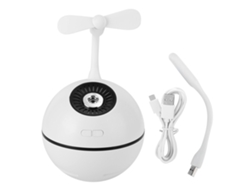 Humidificador (batería Portátil Multifuncional 4 En 1) Gexianzhe Space Ball Humidificador Batería Portátil Multifuncional 4 En 1 Ventilador Pequeño Humidificador Usb Montado En Coche