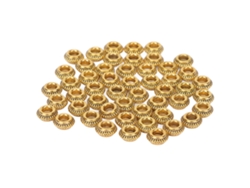 50pcs Anillos De Zinc Alloy Para Cabello Barba Y Trenzas Dreadlocks