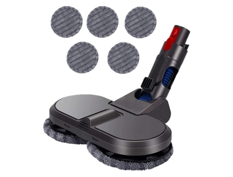 Cabezal de fregona eléctrica apto para aspiradora Dyson V11 V10 V8 V7, accesorio para suelo, uso doble en seco y húmedo
