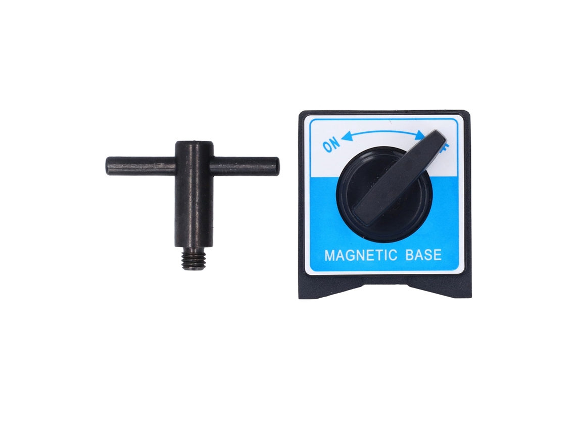 Base Magnética Con Fuerza De Fricción 100kg, Cable M8, Interruptor Para Procesamiento Mecánico