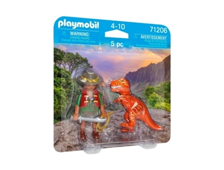 Duo Pack Duo Pack Aventurero Con T-Rex PLAYMOBIL