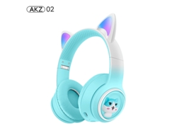Auriculares Bluetooth 5.3 Supra compatibles con función de llamada AKZ02 Azul Hexinyigjly