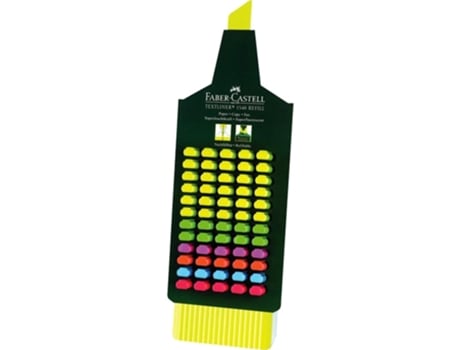 Marcador Faber Fluorescente 48 Expositor 60 Unidades Cores Sortidas