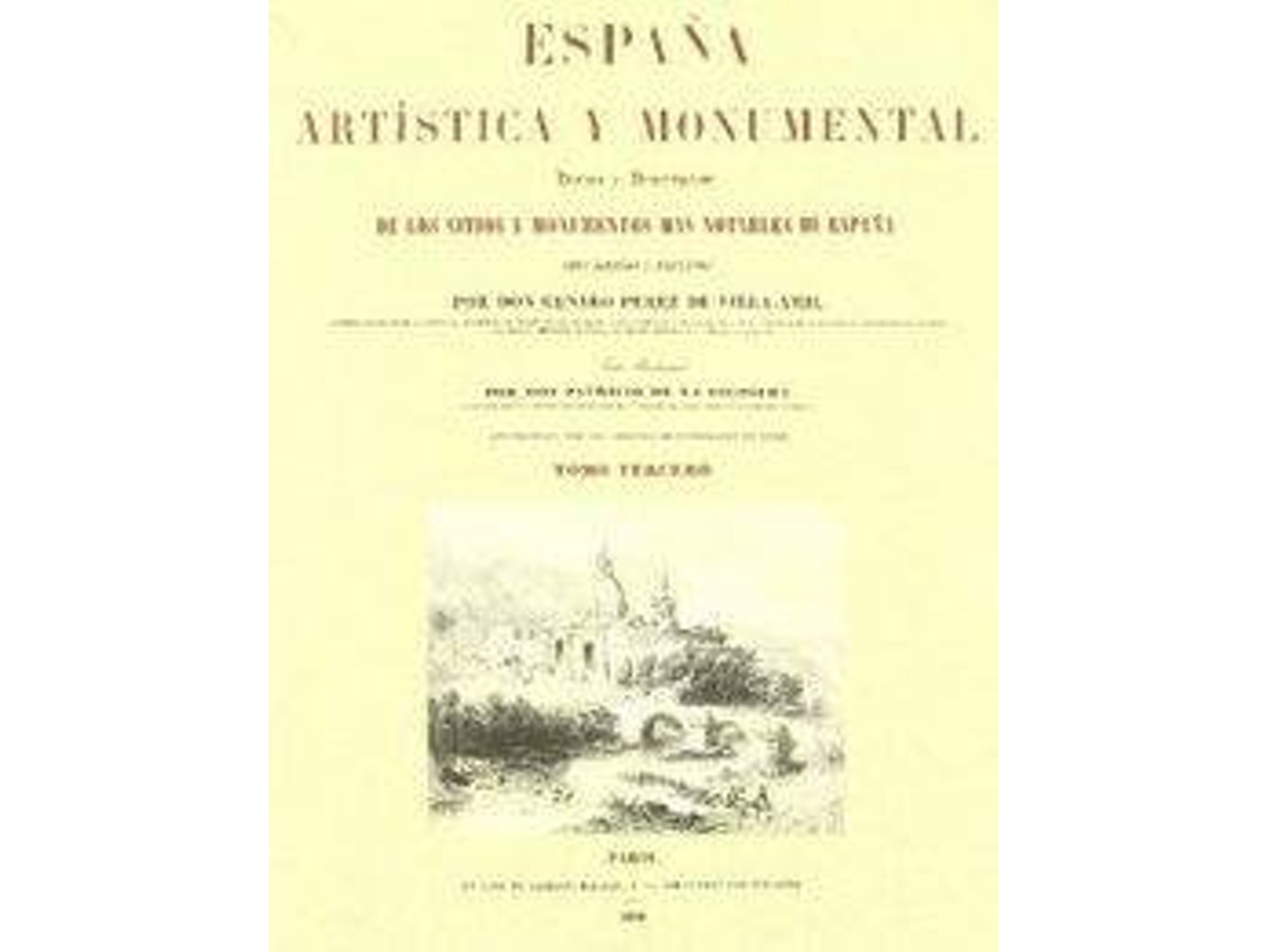 Libro España Artistica Y Monumenta Tomo 3 de Genaro Javier De Juan Ediciones Pérez De Villa-Amil (Español)