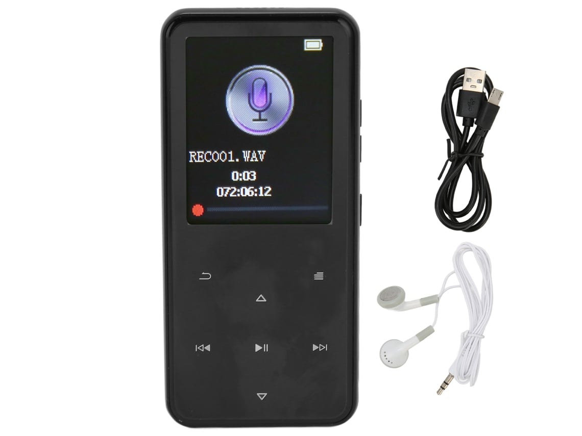 Reproductor Mp3 Con Reducción De Ruido Hd Inteligente, Bluetooth 5.0, Radio Fm, Lector Libros