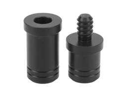 2 Protectores De Plástico Para La Unión Del Taco De Billar Mezz, Para Conexión Guardian Black