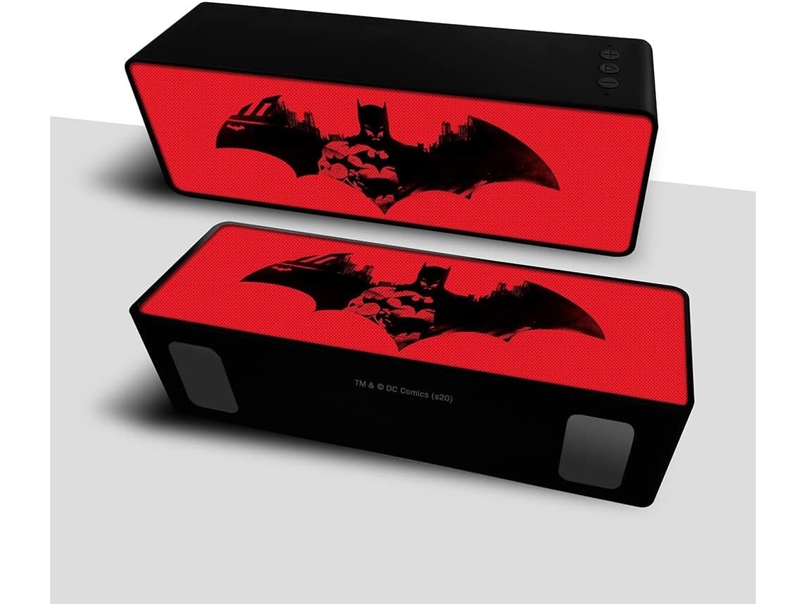 Altifalante Portátil Stereo 2.1 Inalambrico Sem Fio Batman Dc Comics