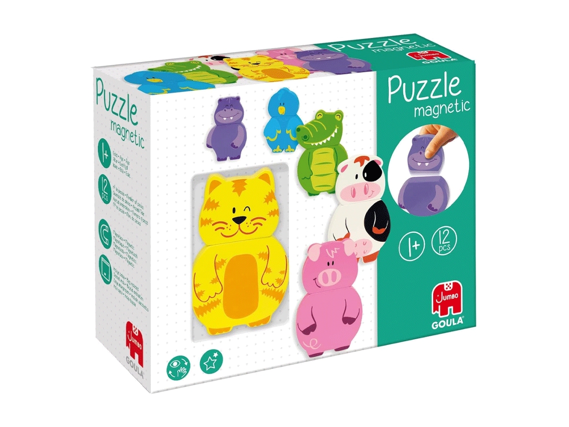 Puzzles JUMBO Magnetic Interchangeable Puzzle (12 Piezas)