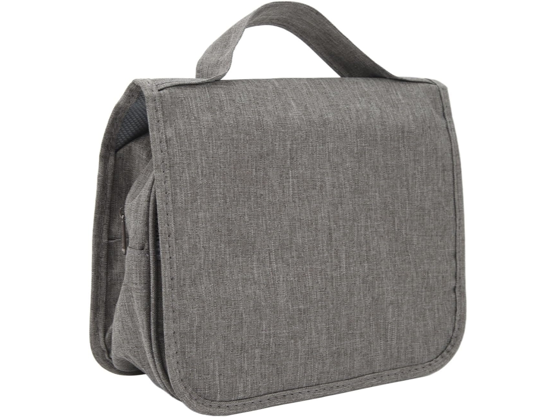 Neceser Plegable De Gran Capacidad Para Hombre Con Ganchos Para Colgar - Gris