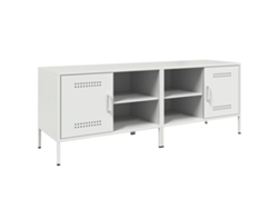 Maison Exclusive - Muebles De Tv 2 Piezas Acero Blanco 68x39x50,5 Cm