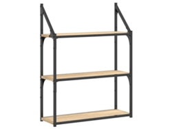 Maison Exclusive - Estantería De Pared Madera Ingeniería Roble Sonoma 60x21x78,5cm