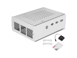 Caja Protectora Para Raspberry Pi 4, Estuche De Aluminio Con Ventilador De Enfriamiento