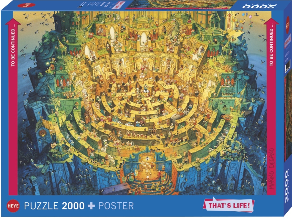 Puzzle 2000 Pcs Degano That is Life Deep (9 años)
