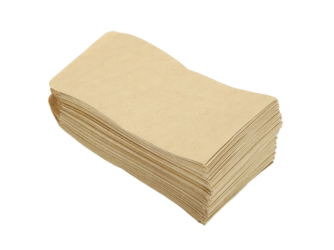 100 Bolsas De Papel Kraft Para Almacenar Semillas De Trigo, Maíz Y Arroz, 6 X 11 Cm.