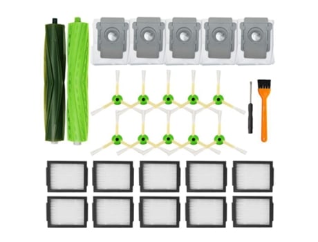 Piezas de repuesto para aspiradora IRobot Roomba I7 I7 I8 I3 I6 Plus E5 E6 E7, cepillo de superficie, filtros HEPA