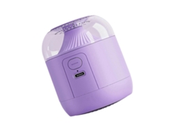 Quitapelusas eléctrico recargable 2 en 1 para telas, ideal para ropa, inalámbrico y portátil. Rosewell (morado)