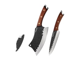 Juego de 3 cuchillos deshuesadores de acero inoxidable con mango ergonómico.
