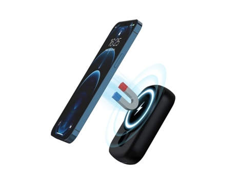Cargador Banco Energia Sem para iPhone 13 Pro/12 YIZHOOD Negro