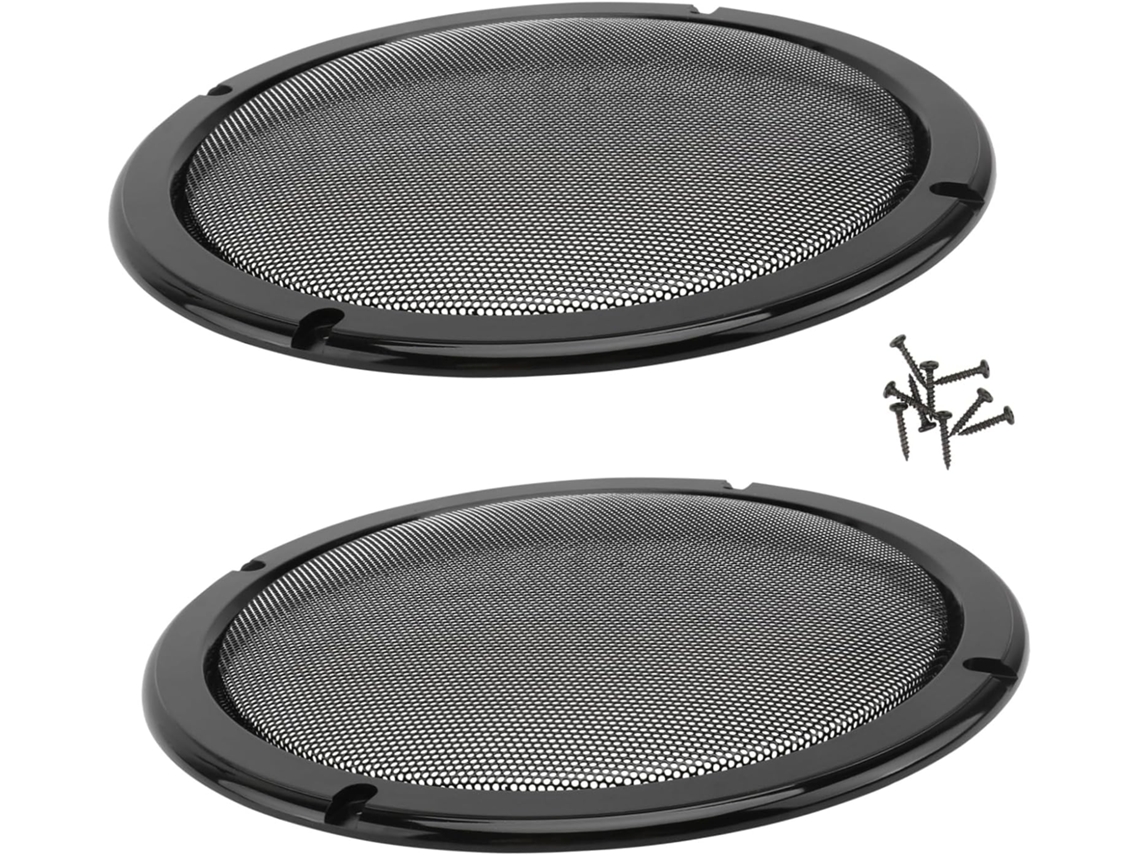 Juego De 2 Cubiertas De Membrana Para Altavoces De Coche, Subwoofers Y Altavoces De Automóvil En El Color...