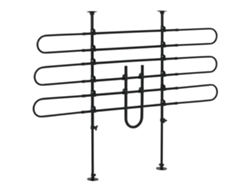 Barreira Segurança Carro Cães Aço Porta Malas Ajustável 87-135x85-120 Preta