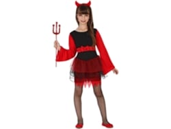 Disfraz de Niña DISFRAZZES Demonio Halloween (Talla: 7 a 9 años)