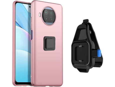 Funda Redmi Note 9T Turtleshell con Soporte de Cintura Rosa