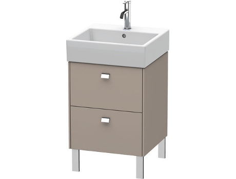 Mueble bajo lavabo DURAVIT Brioso de 48,4 x 45,9 cm 2 extraíbles incl. hueco para sifón y delantal para lavabo Vero Air 235050