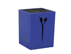 Caja De Almacenamiento Para Peines, Pinzas Y Tijeras Peluqueras Profesionales (azul)