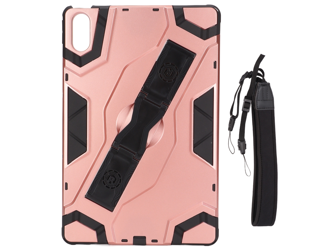 Funda ultrafina para tableta Lenovo Tab P11 Pro, resistente a golpes y multifuncional, color oro rosa claro.