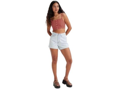 Pantalones de Mujer LEVIS Corto Donna Azul (29)