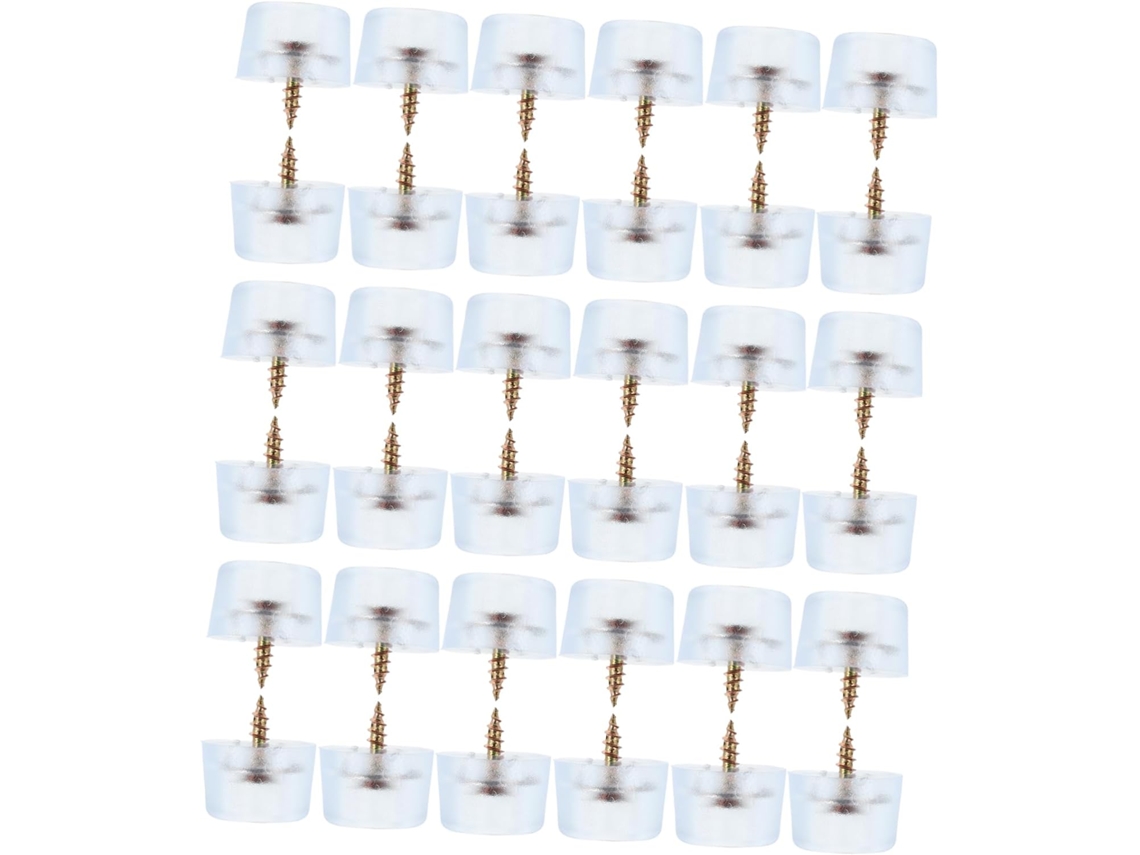 Juego De 100 Almohadillas Antideslizantes Redondas Para Sillas De Oficina, Armarios, Suelos Y Muebles: Reduce El Ruido Y Los Arañazos.