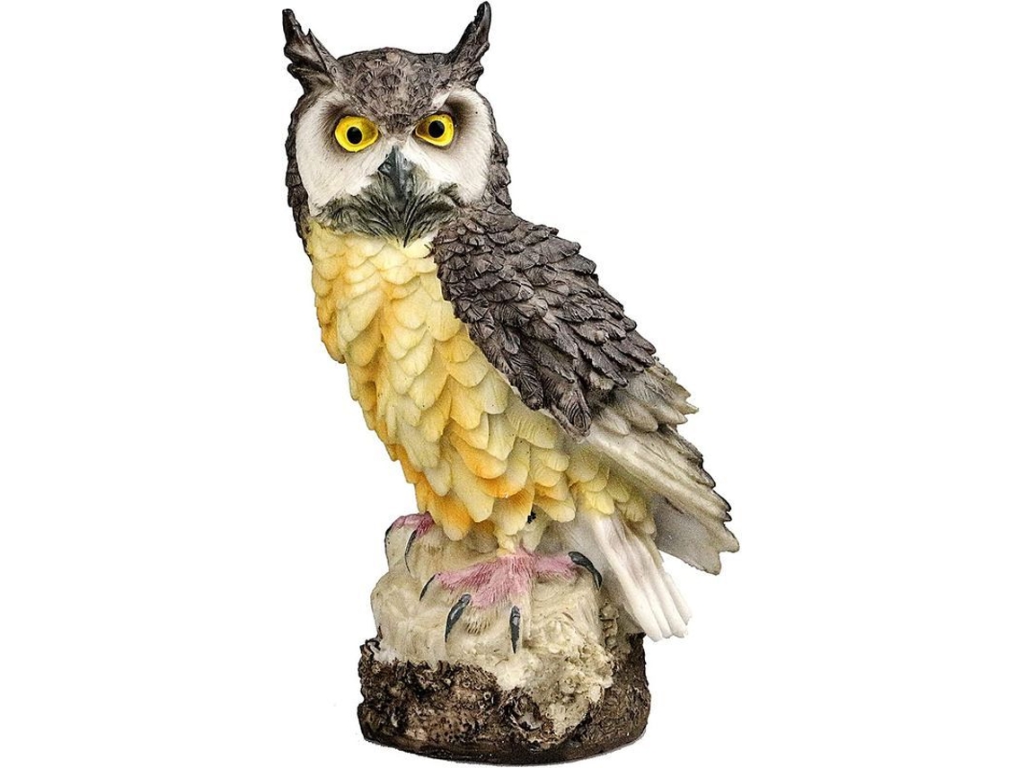 Adorno De Jardín De Búho De Resina, Regalo De Jardín Para Mujeres, Estatua De Búho Para El Hogar Y El Jardín.