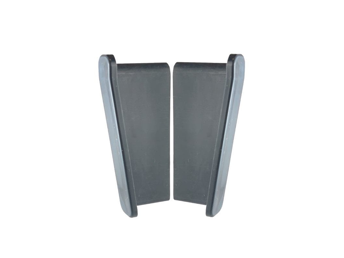 Renoplast, Deflector De Pared Para Perfil De Alero W35+ Negro | Derecha + Izquierda, Acabado De Terrazas Y Balcones