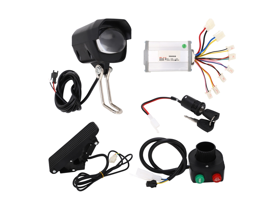 2026-kit De Conversión Para Bicicleta Eléctrica Con Controlador De 24v 800w Y Acelerador De Pedal Para Triciclo Eléctrico Scooter