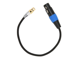 Cable De Audio Estable De 3 Pines Con Conexión Balanceada, Conector Xlr Hembra A Mini Xlr Hembra, 1 M, Para Cámaras 4k Y Equipos Profesionales.