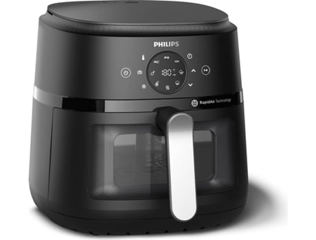 Freidora sin Aceite PHILIPS NA231/00 (6,2 L - Negro)