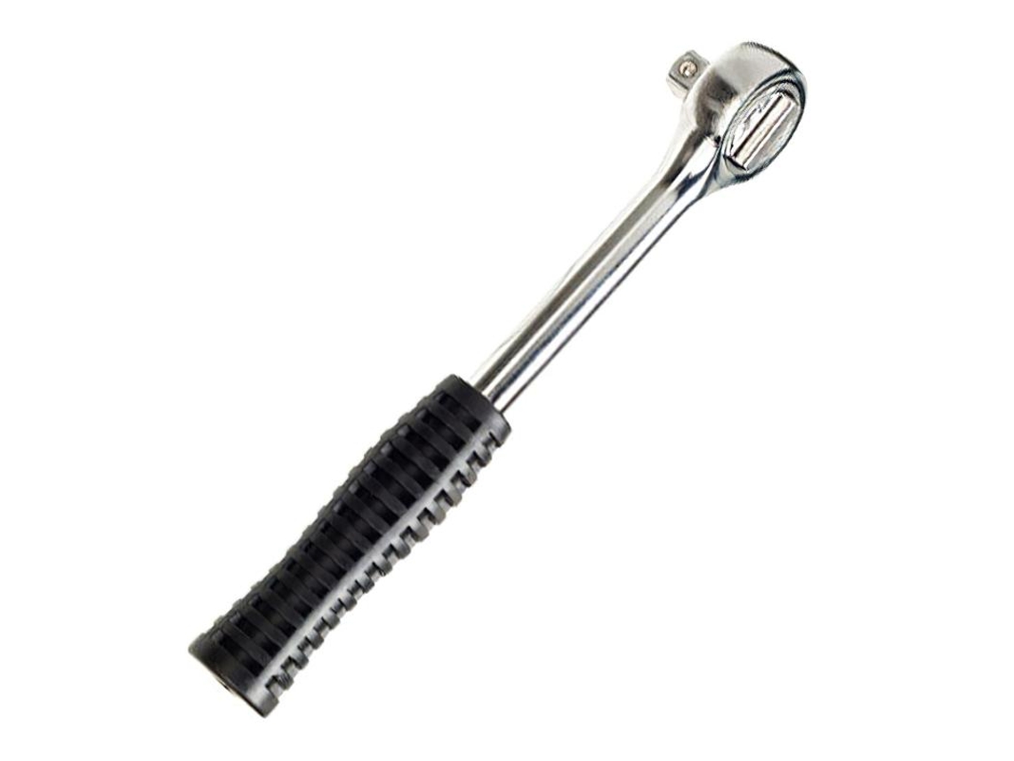 Llave carraca mango goma       1/2