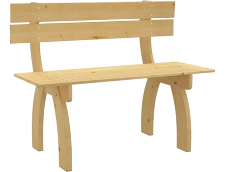 Banco Jardin VIDAXL Marrón Madera (150x60x86 cm)
